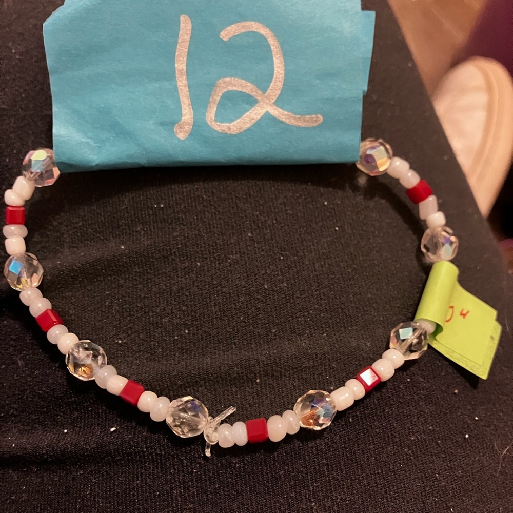 Handmade Swarovski anklet